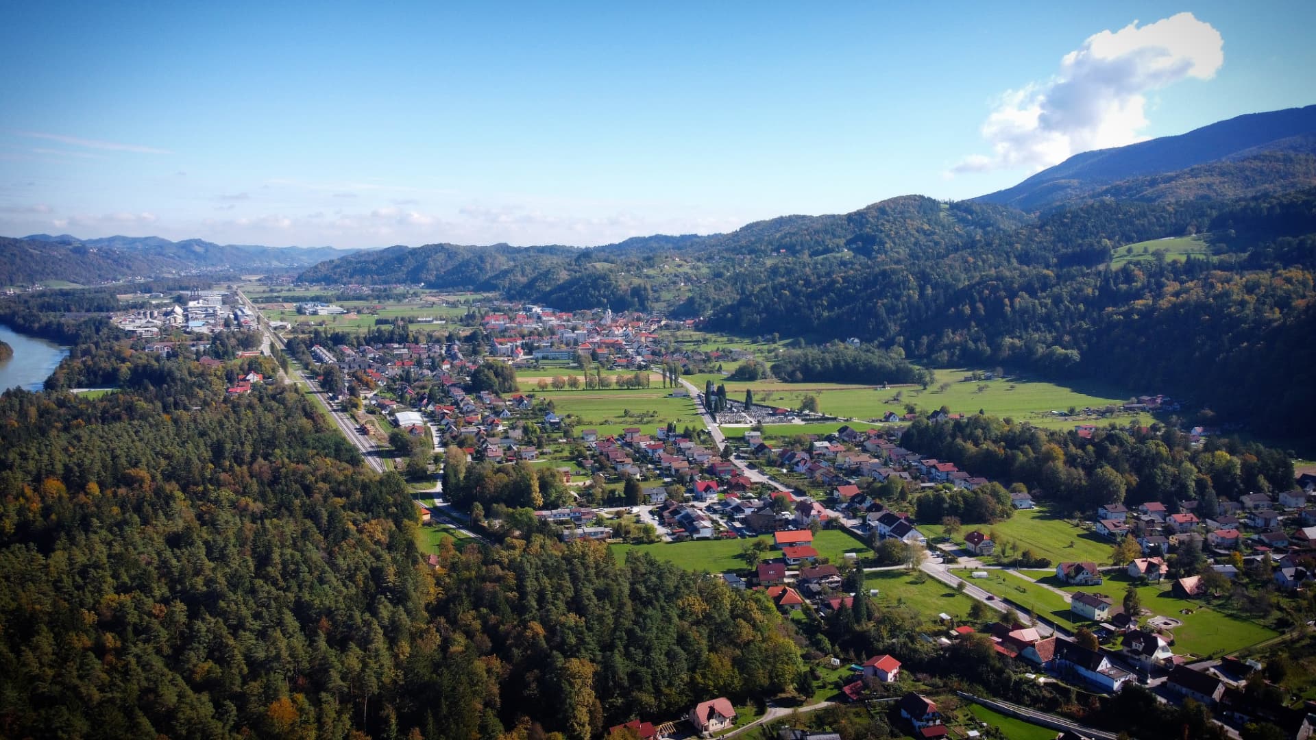 Panorama občine Ruše